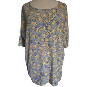 LuLaRoe Disney Winnie The Pooh Irma Tunic Top - L